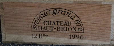 Lot 2033 - Chateau Haut Brion 1996, Pessac-Leognan, owc (twelve bottles)