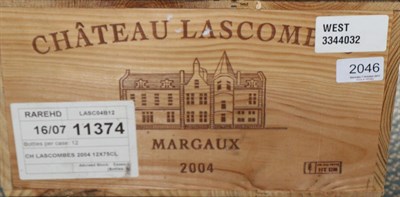 Lot 2046 - Chateau Lascombes 2004, Margaux (x12) (twelve bottles)