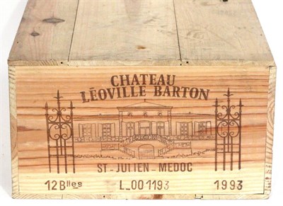 Lot 2053 - Chateau Leoville Barton 1993, St Julien, owc (twelve bottles)
