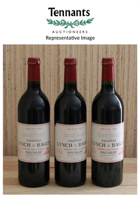 Lot 2061 - Chateau Lynch Bages 1994, Pauillac (x5) (five bottles) U: into neck