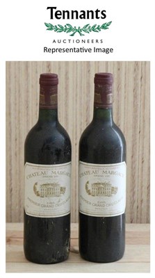 Lot 2065 - Chateau Margaux 1988, Margaux (x8) (eight bottles) U:top shoulder/into neck, soiled labels