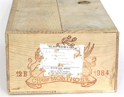 Lot 2068 - Chateau Montrose 1984, St Estephe, owc (twelve bottles)