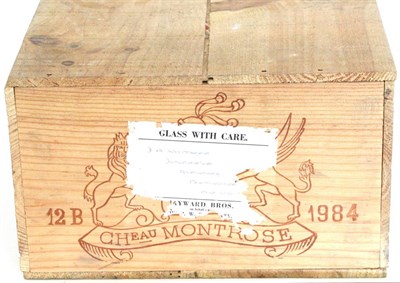 Lot 2069 - Chateau Montrose 1984, St Estephe, owc (twelve bottles)