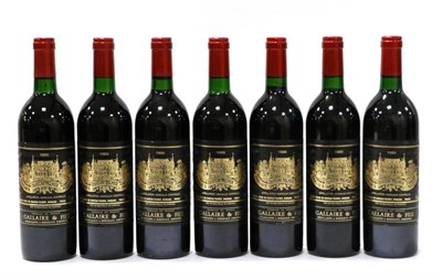 Lot 2074 - Chateau Palmer 1985, Margaux, (x7) (seven bottles) U: all into neck