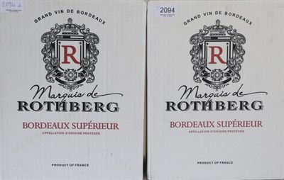 Lot 2094 - Marquis de Rothberg 2012, Bordeaux Superieur (x12) (twelve bottles)