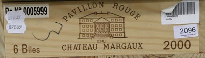 Lot 2096 - Pavilion Rouge du CHateua Margaux 2000, Margaux, half case, owc (six bottles)