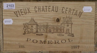 Lot 2103 - Vieux Chateau Certan 1997, Pomerol,  owc (twelve bottles)