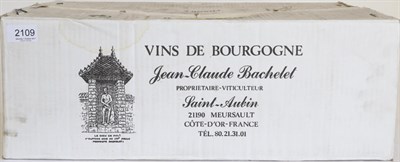 Lot 2109 - Bourgogne Blanc 1996, Jean Claude Bachelet (x12) (twelve bottles)