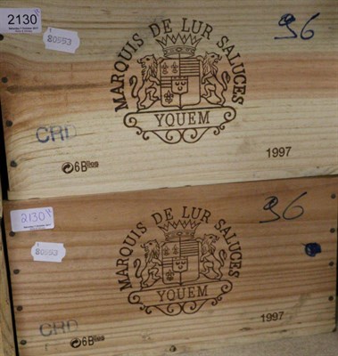 Lot 2130 - Chateau d'Yquem 1997, Sauternes, half case, owc (x2) (twelve bottles)