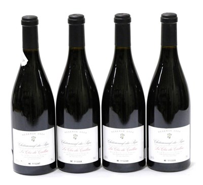 Lot 2143 - Le Clos du Caillou Chateauneuf-du-Pape La Reserve 2004, Rhone (x4) (four bottles)