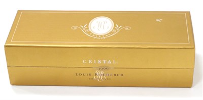 Lot 2162 - Louis Roederer Cristal 1996, vintage champagne, oc