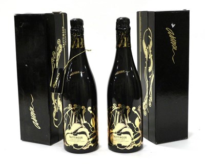 Lot 2167 - Taittinger Collection Arman 1981, vintage champagne, in presentation case (x2) (two bottles)