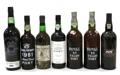 Lot 2173 - A Mixed Parcel Including: Cockburn 1975, various LBV and Crusted ports. etc (seven bottles)