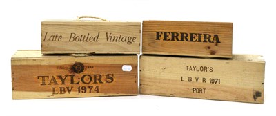 Lot 2176 - A Mixed Parcel Including: Taylor 1971 LBV Magnum, Taylor 1974 LBV Magnum etc (four bottles)