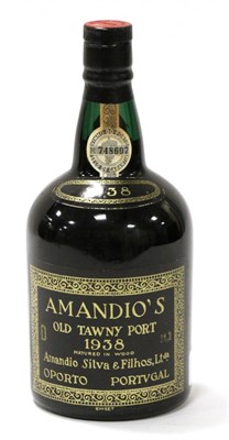 Lot 2179 - Amandio Silva & Filhos Amandio's Old Tawny Port 1938