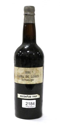 Lot 2184 - Cama de Lobos 1891, bottled 1897, recorked 1962 U: into neck