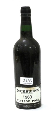 Lot 2186 - Cockburn 1963, vintage port