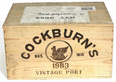 Lot 2188 - Cockburn 1983, vintage port, owc (twelve bottles)