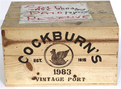 Lot 2196 - Cockburn's 1983, vintage port, owc (twelve bottles)