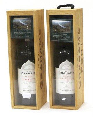 Lot 2200 - Graham's Quinta dos Malvedos 1998, vintage port (x2) (two bottles)