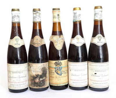 Lot 2216 - Durkheimer Fuchsmantel Optima Trockenbeerenauslese1971, Rheinpfalz Joh. Karst & Sohne (x4);...