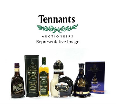 Lot 2286 - A Mixed Parcel of Blended, Single Malt, Armagnac & Other Spirits (twelve bottles)