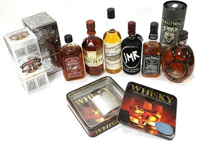 Lot 2287 - A Mixed Parcel of Blended, Single Malt, Bourbon & Other Spirits (nine bottles)