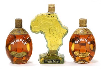 Lot 2310 - Dimple Spring Cap & Screw Cap, by appointment to HM The Queen, one boxed; Africa Safari Whisky...