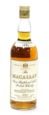 Lot 2332 - Macallan Bonded 1961 100 Proof, 75cl, 26 2/3 fl ozs U: into neck