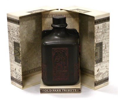 Lot 2339 - Old Parr Tribute, ceramic flagon, 750ml, 43%, in original carton