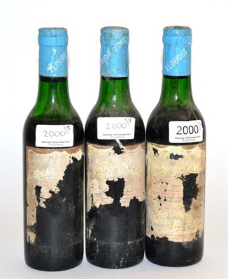 Lot 2000 - Baron Philippe de Rothschild Chateau d'Armailhac 1966, Pauillac, half (x3) (three half bottles)