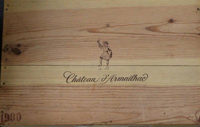 Lot 2001 - Baron Philippe de Rothschild Chateau d'Armailhac 1990, Pauillac (x6), owc (six bottles)
