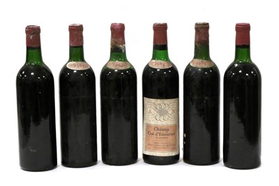 Lot 2016 - Chateau Gazin 1964, Pomerol (x5); Chateau Cos d'Estournel 1964, St Estephe (six bottles) U: all...