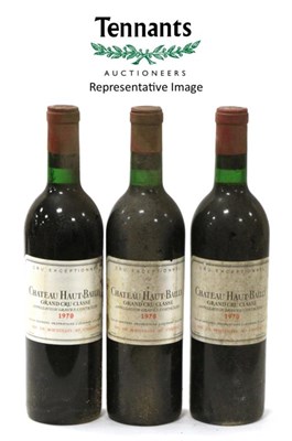 Lot 2018 - Chateau Haut Bailly 1970, Graves (x12) (twelve bottles) U: mostly into neck, some poor labels