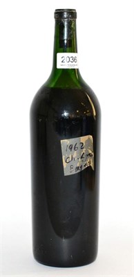 Lot 2036 - Chateau Lynch Bages 1962, Pauillac, magnum U: identified from cork