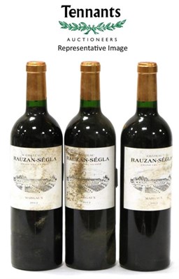 Lot 2062 - Chateau Rauzan-Segla 2012, Margaux (x6) (six bottles) U: soiled labels