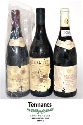 Lot 2084 - A Mixed Parcel of Rhone, Barolo, Savigny les Beaune etc (twelve bottles) U: viewing essential