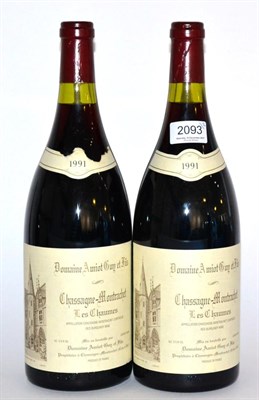 Lot 2093 - Domaine Amiot Guy et Fils Chassagne-Montrachet 1991, magnum (x2) (two magnums)