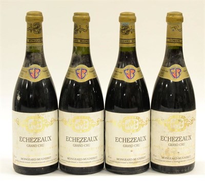Lot 2120 - Domaine Mongeard-Mugneret Echezeaux Grand Cru 1990 (x4) (four bottles) U: high fill, soiled labels