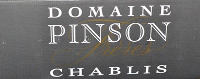 Lot 2121 - Domaine Pinson Freres Chablis 2014 (x12) (twelve bottles)  Subject to VAT