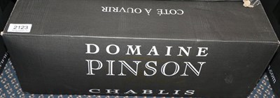 Lot 2123 - Domaine Pinson Freres Chablis 2014 (x12) (twelve bottles)  Subject to VAT