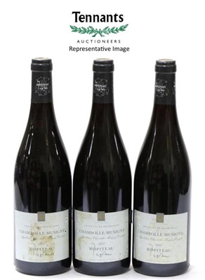 Lot 2166 - Ropiteau Freres Chambolle-Musigny 2007 (x6) (six bottles) U: some soiled labels