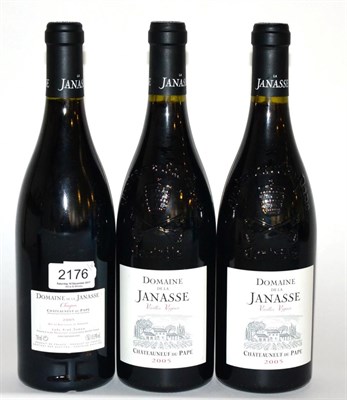Lot 2176 - Domaine de la Janasse Chateauneuf-du-Pape Cuvee Chaupin 2005 (x3) (three bottles)