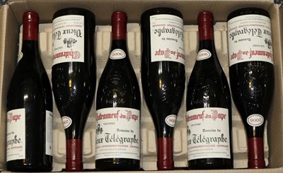 Lot 2179 - Domaine du Vieux Telegraphe Chateauneuf-du-Pape La Crau 2006 (x12) (twelve bottles)