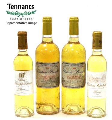 Lot 2194 - A Mixed Parcel of Sauternes Comprising: Denis Dubourdieu Chateau Doisy-Daene 2012, half bottle...