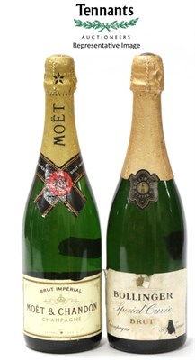 Lot 2206 - Bollinger Special Cuvee, Moet et Chandon NV, Pommery (magnum) oc (three bottles)