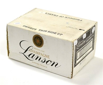 Lot 2214 - Lanson Black Label NV, half case, oc (six bottles)