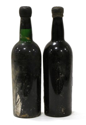 Lot 2241 - Quinta Do Noval 1966, vintage port  U: upper shoulder, no label, capsule readable but splitting