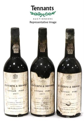 Lot 2247 - Smith Woodhouse 1977, vintage port, Justerini & Brooks label (x9) (nine bottles) U: soiled labels