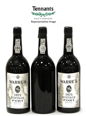 Lot 2253 - Warre 1975, vintage port (x11) (eleven bottles) U: top shoulder/just into neck, some labels...